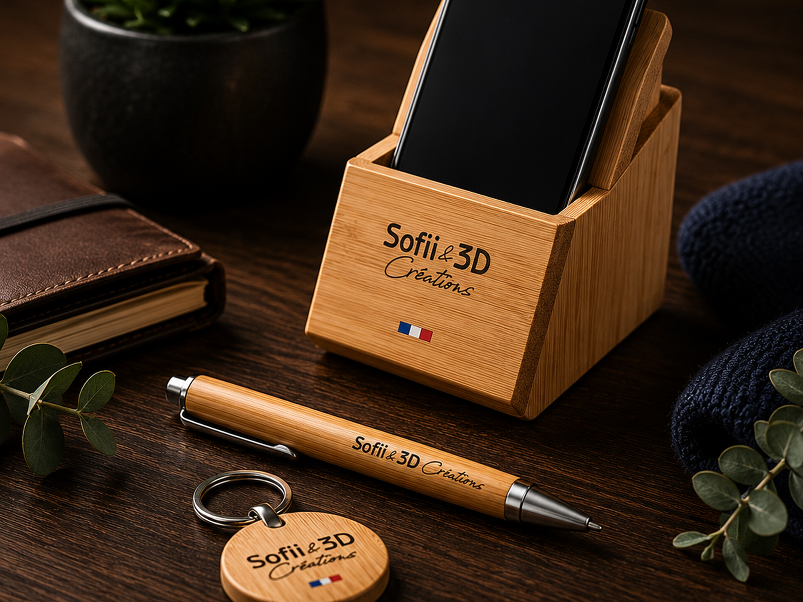 Accessoires en bois premium SOFII & 3D Créations