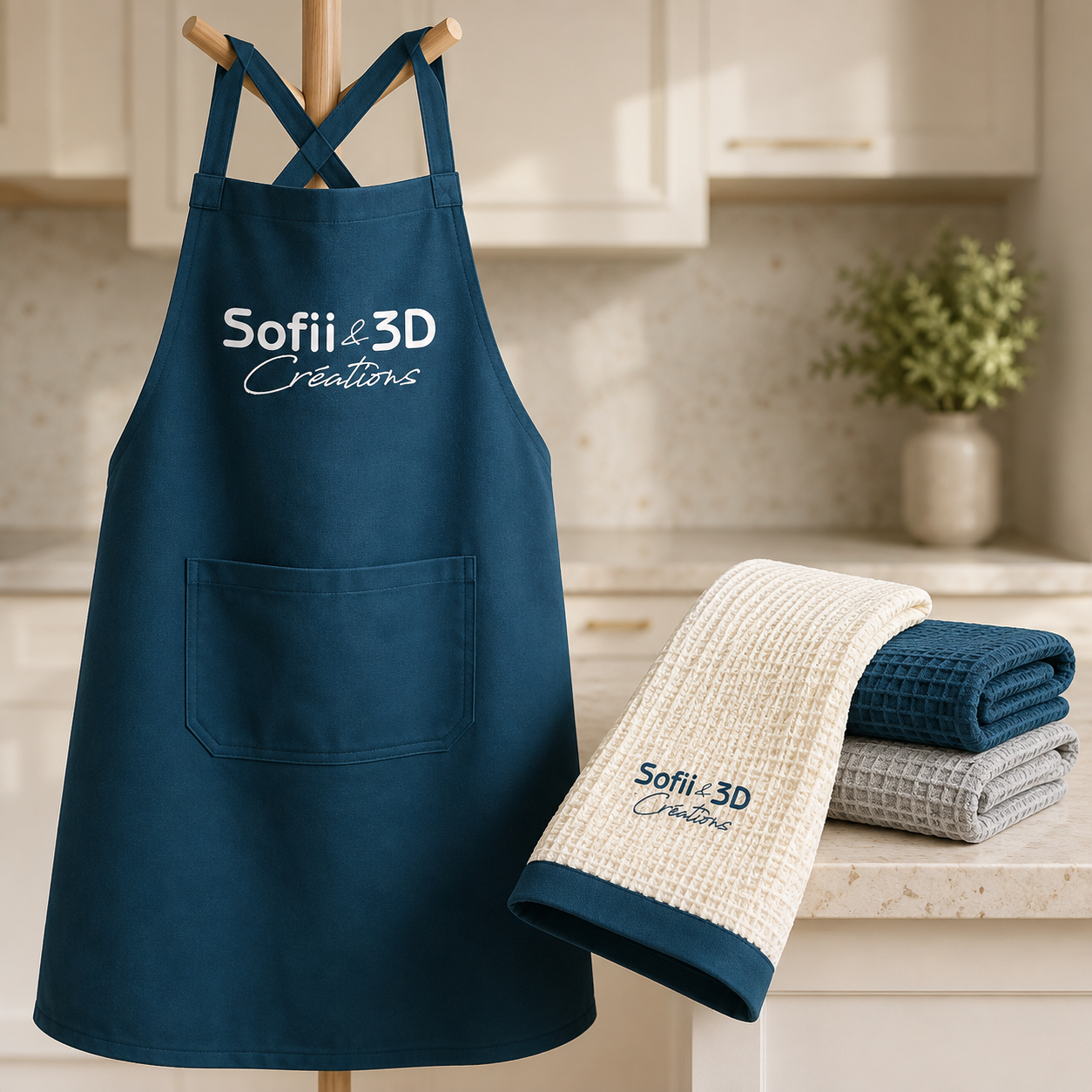 Tabliers et torchons — SOFII & 3D Créations