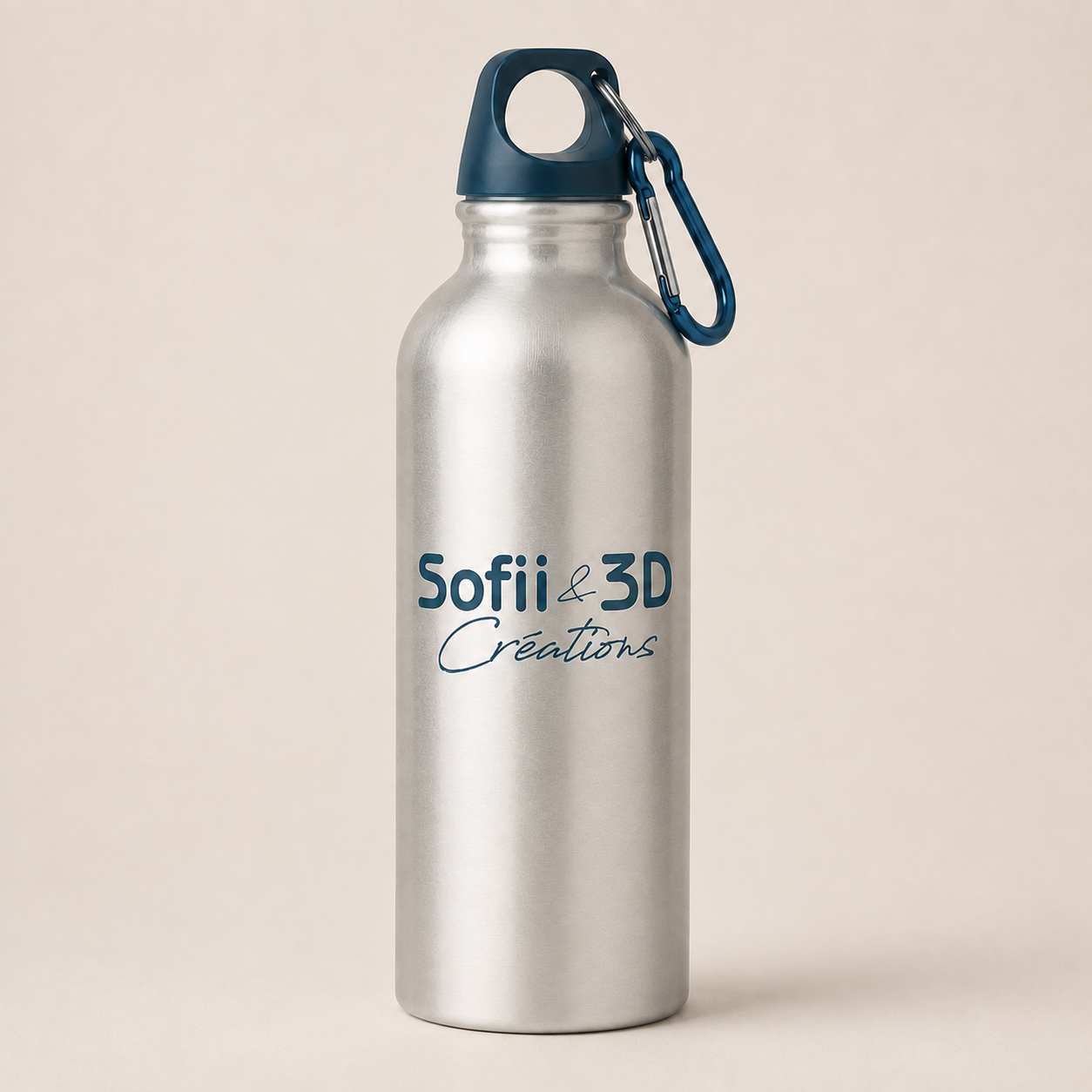 Gourde aluminium personnalisée Sofii & 3D Créations