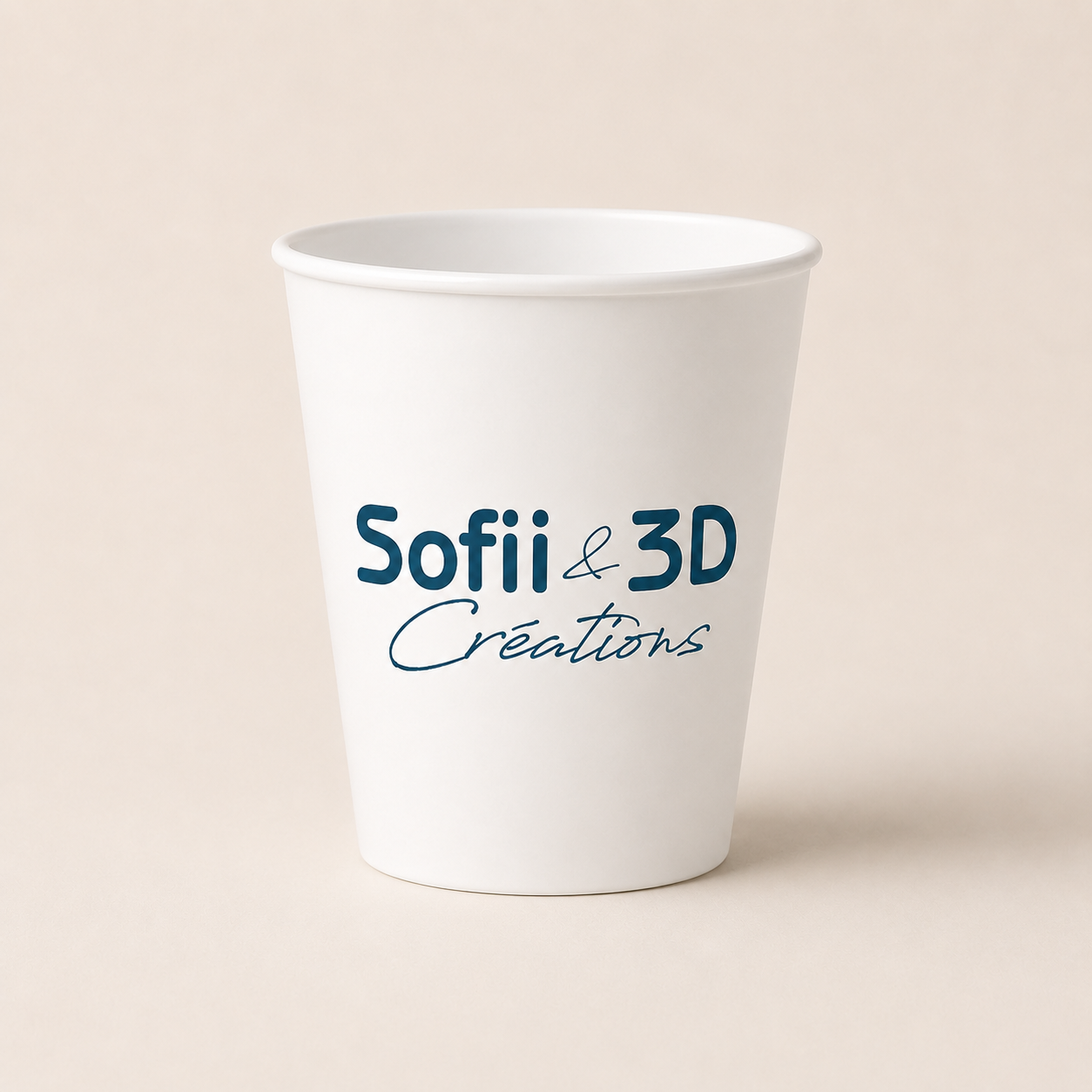 Gobelet réutilisable personnalisé Sofii & 3D Créations
