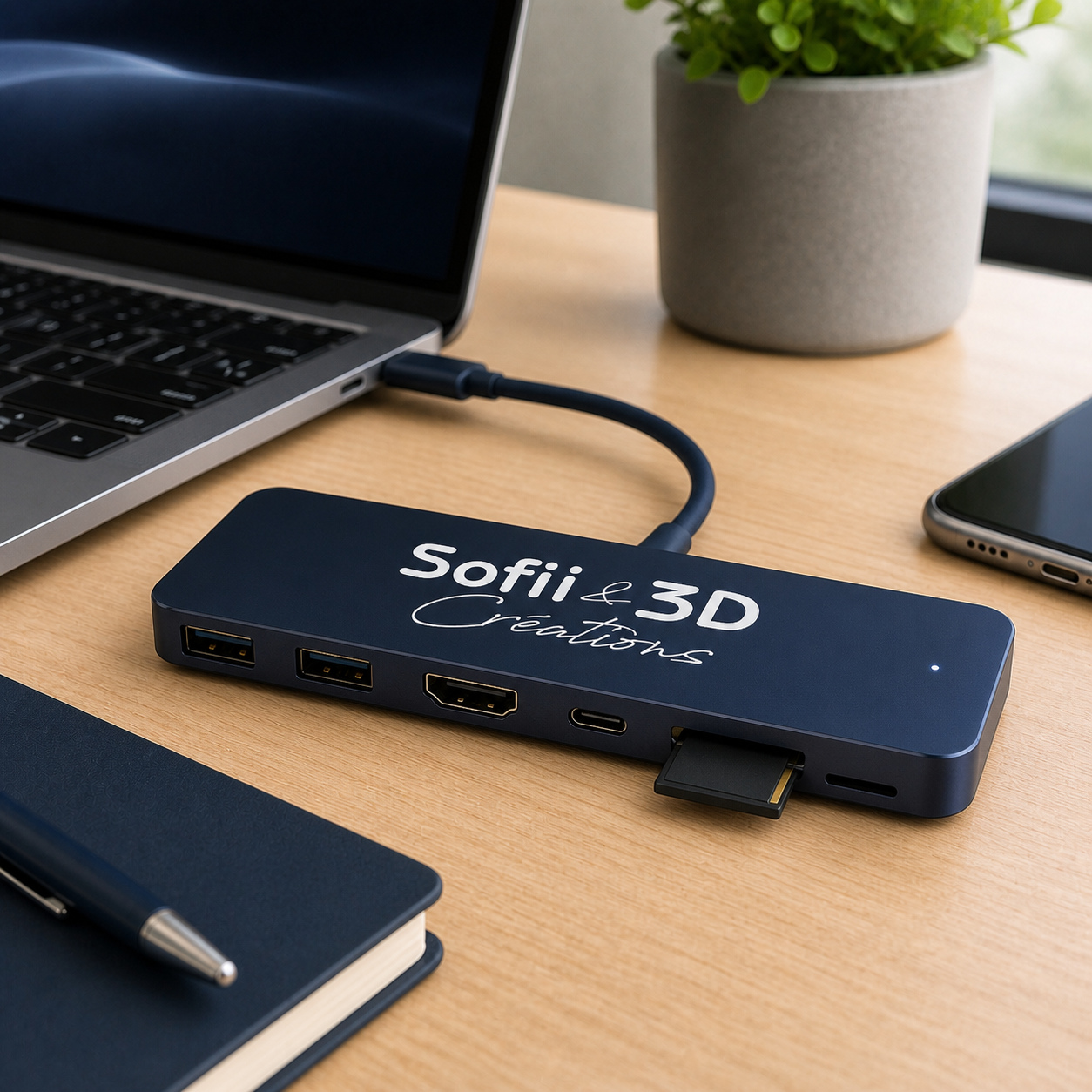 Hub USB personnalisé Sofii & 3D Créations
