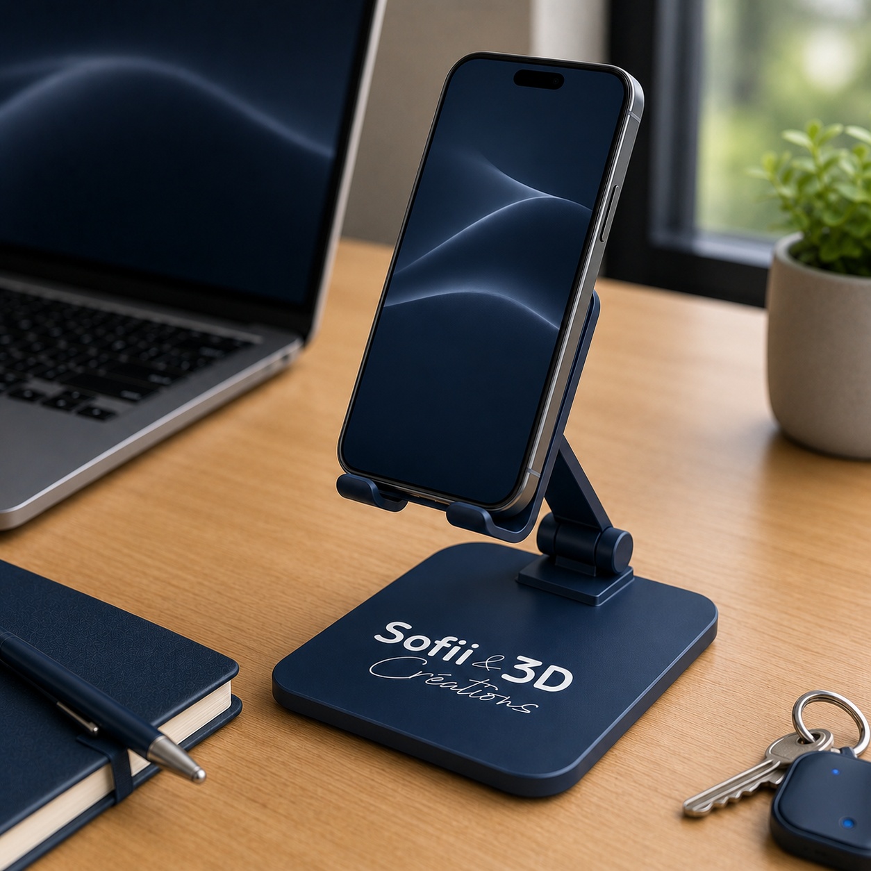 Support smartphone personnalisé Sofii & 3D Créations
