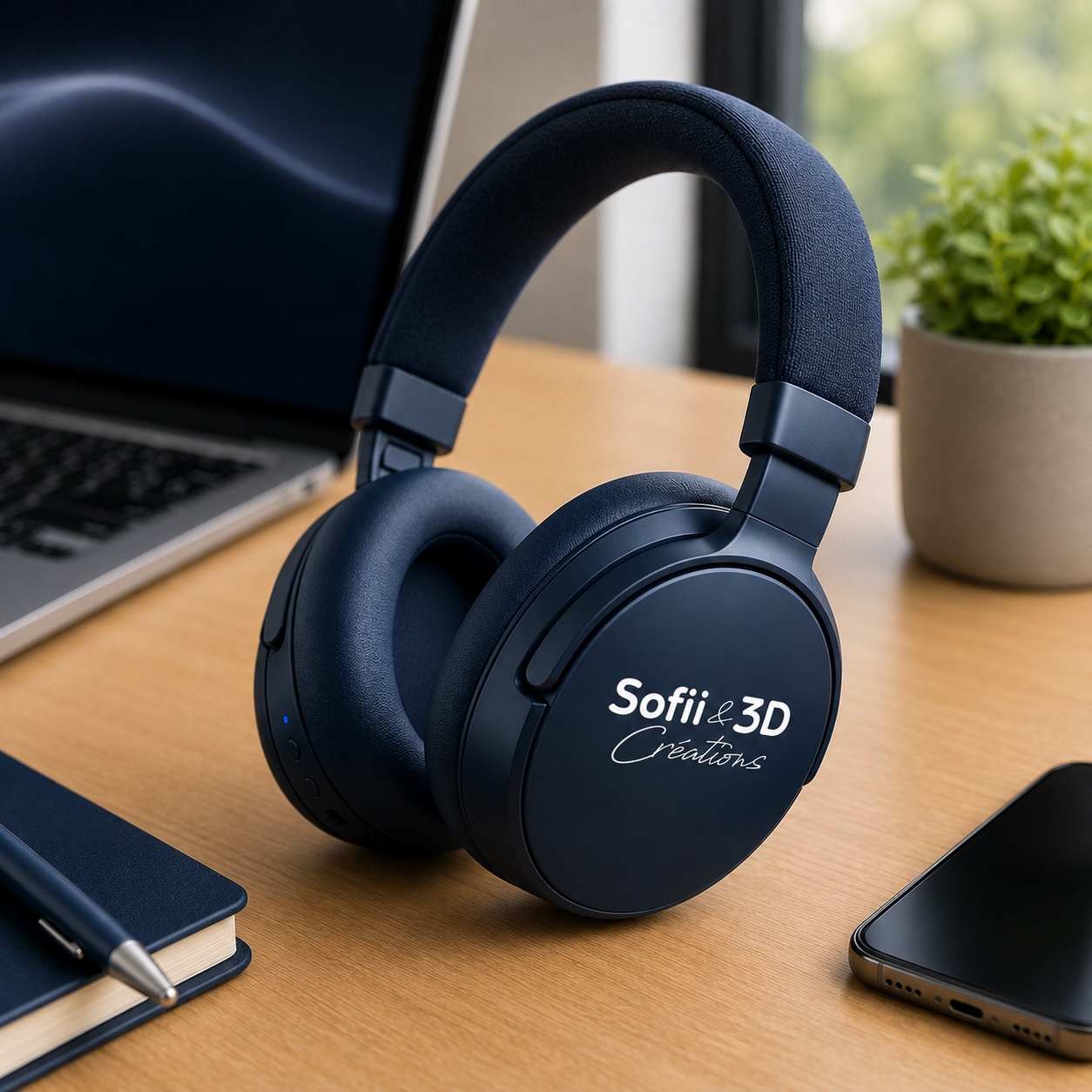 Casque audio personnalisé Sofii & 3D Créations