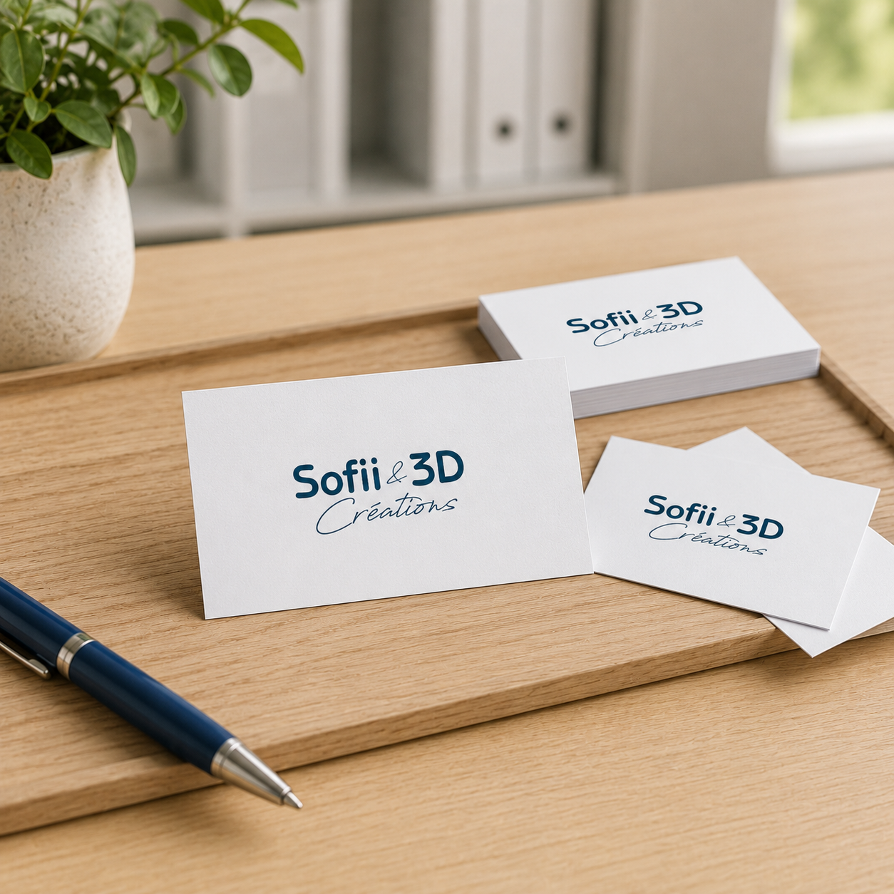 Cartes de visite — SOFII & 3D Créations
