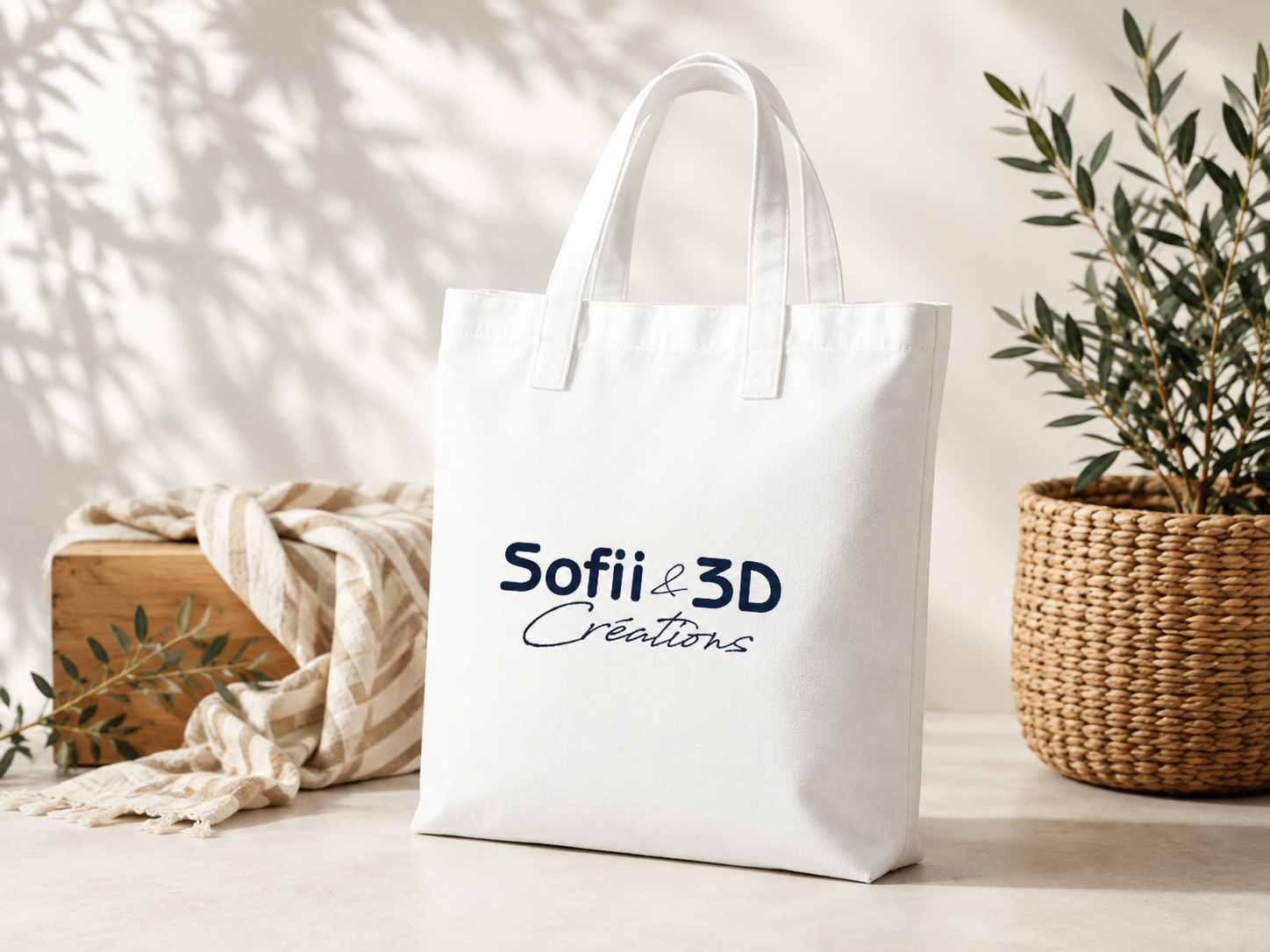 Tote bag coton Sofii & 3D Créations