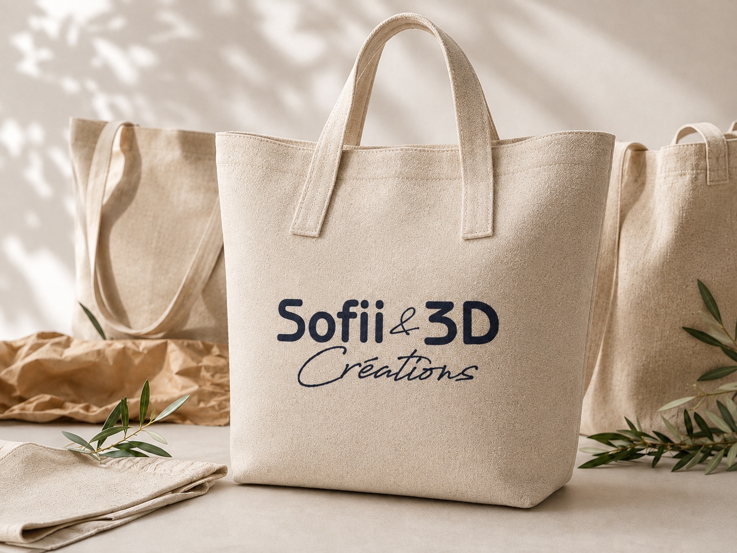 Tote bag recyclé Sofii & 3D Créations