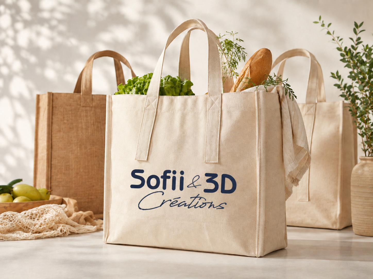 Sac shopping Sofii & 3D Créations
