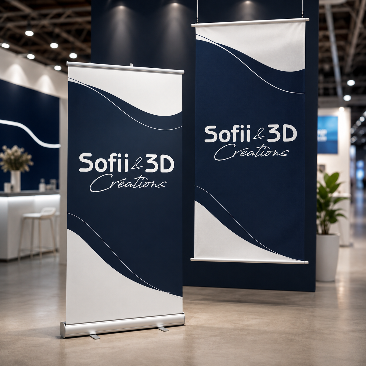 Kakémono & roll-up — SOFII & 3D Créations