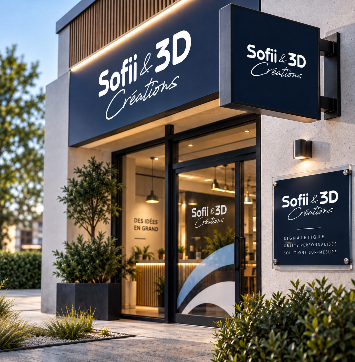 Panneaux & plaques — SOFII & 3D Créations