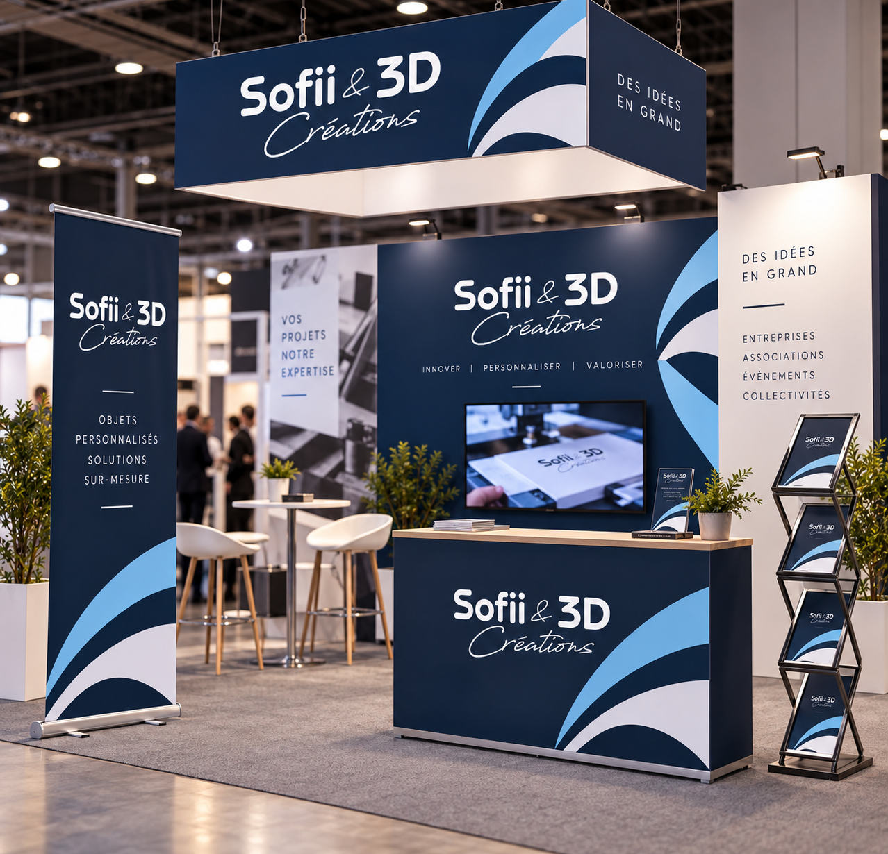 Signalétique événementielle — SOFII & 3D Créations