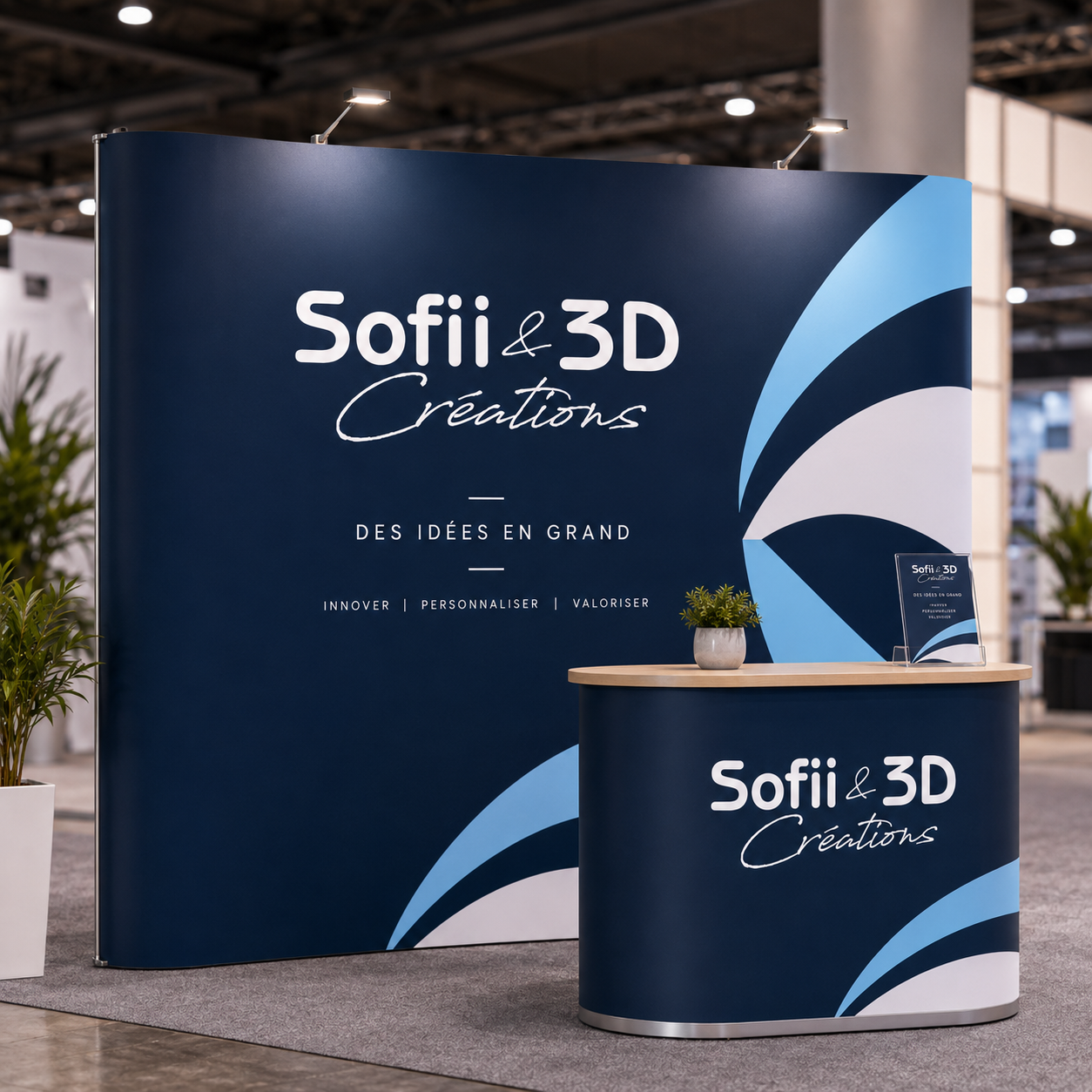 Stand parapluie — SOFII & 3D Créations