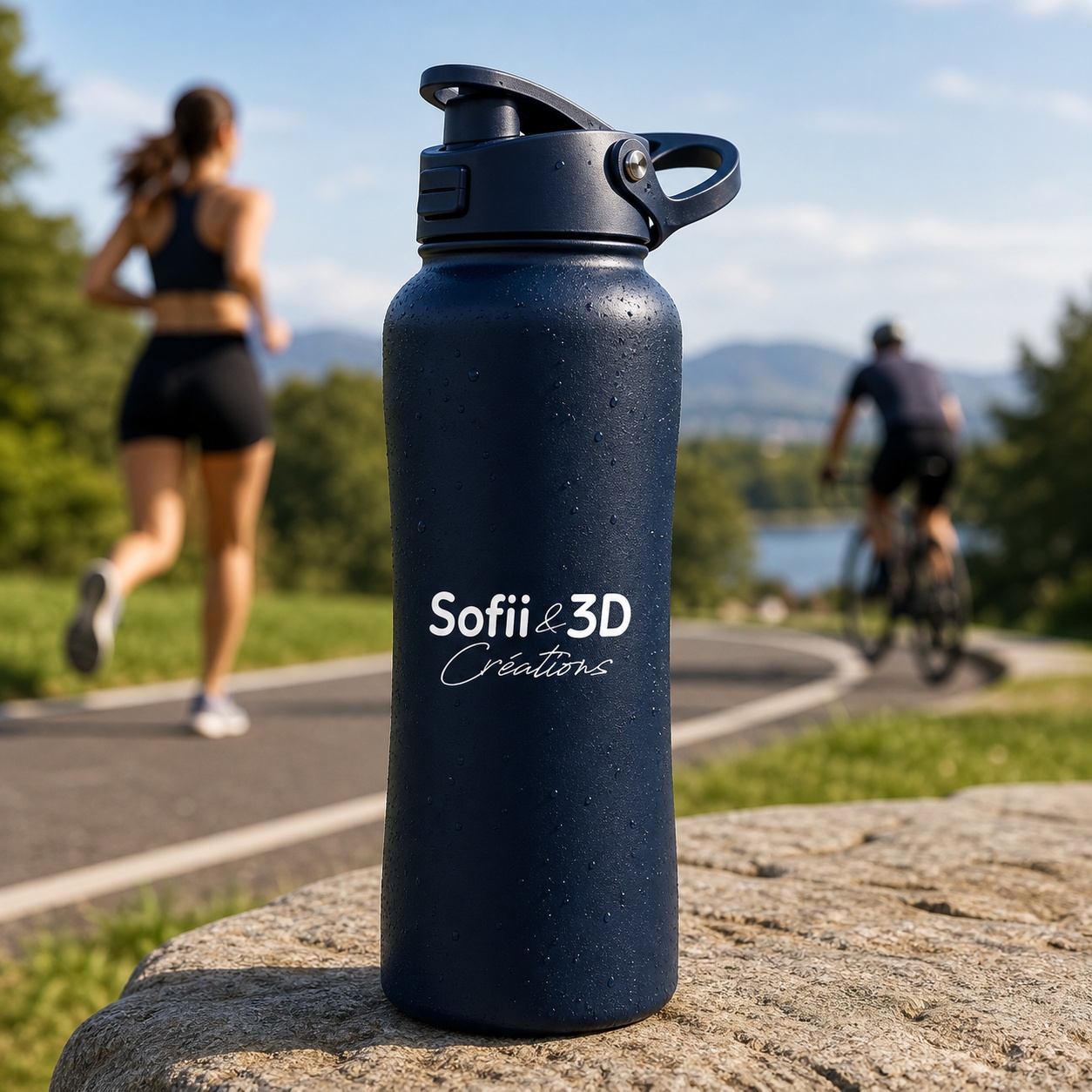Gourde sport personnalisée Sofii & 3D Créations