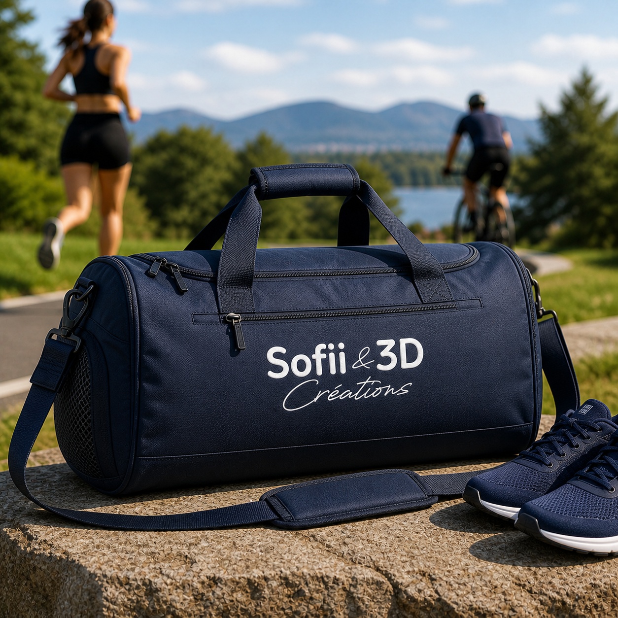 Sac de sport personnalisé Sofii & 3D Créations