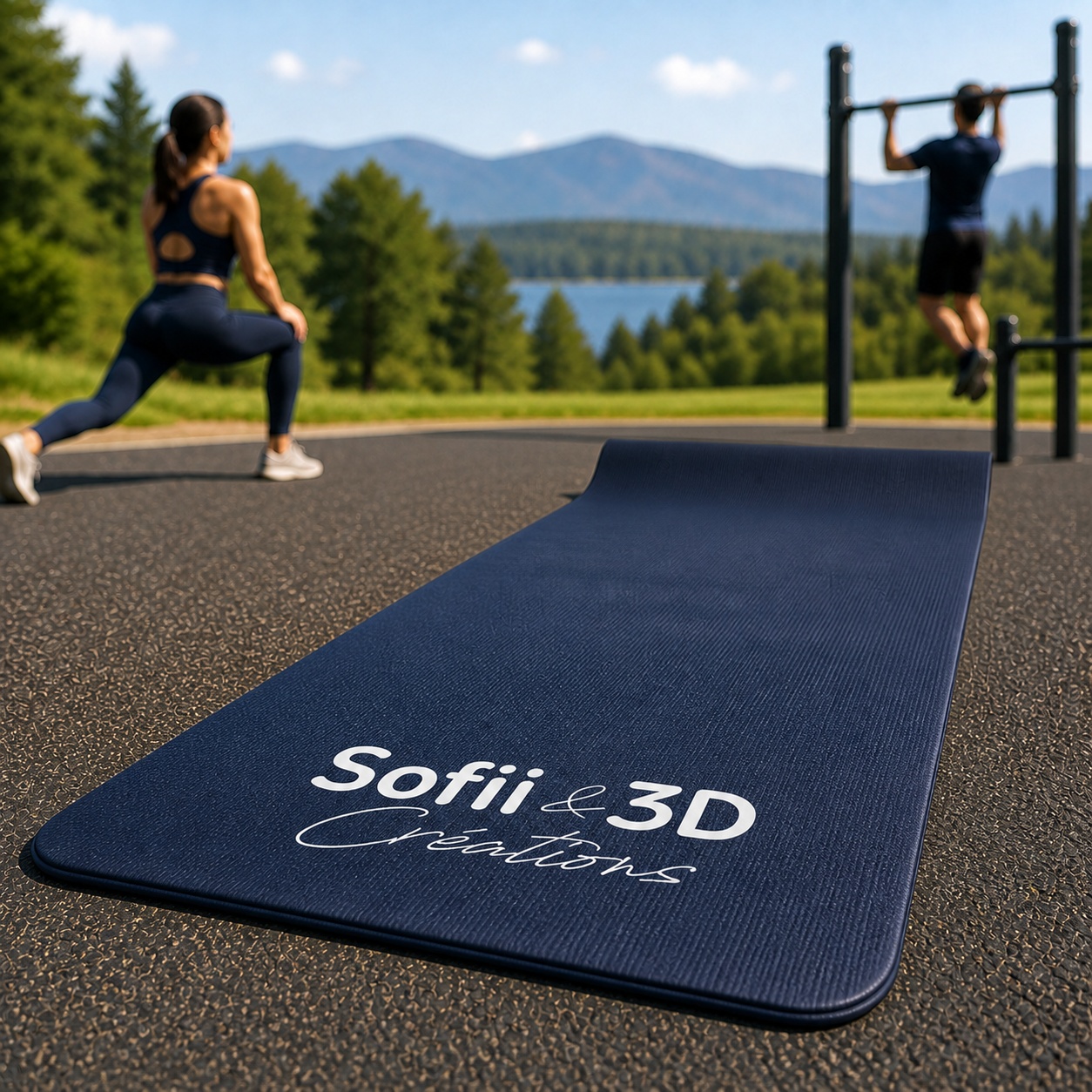 Tapis de sport personnalisé Sofii & 3D Créations
