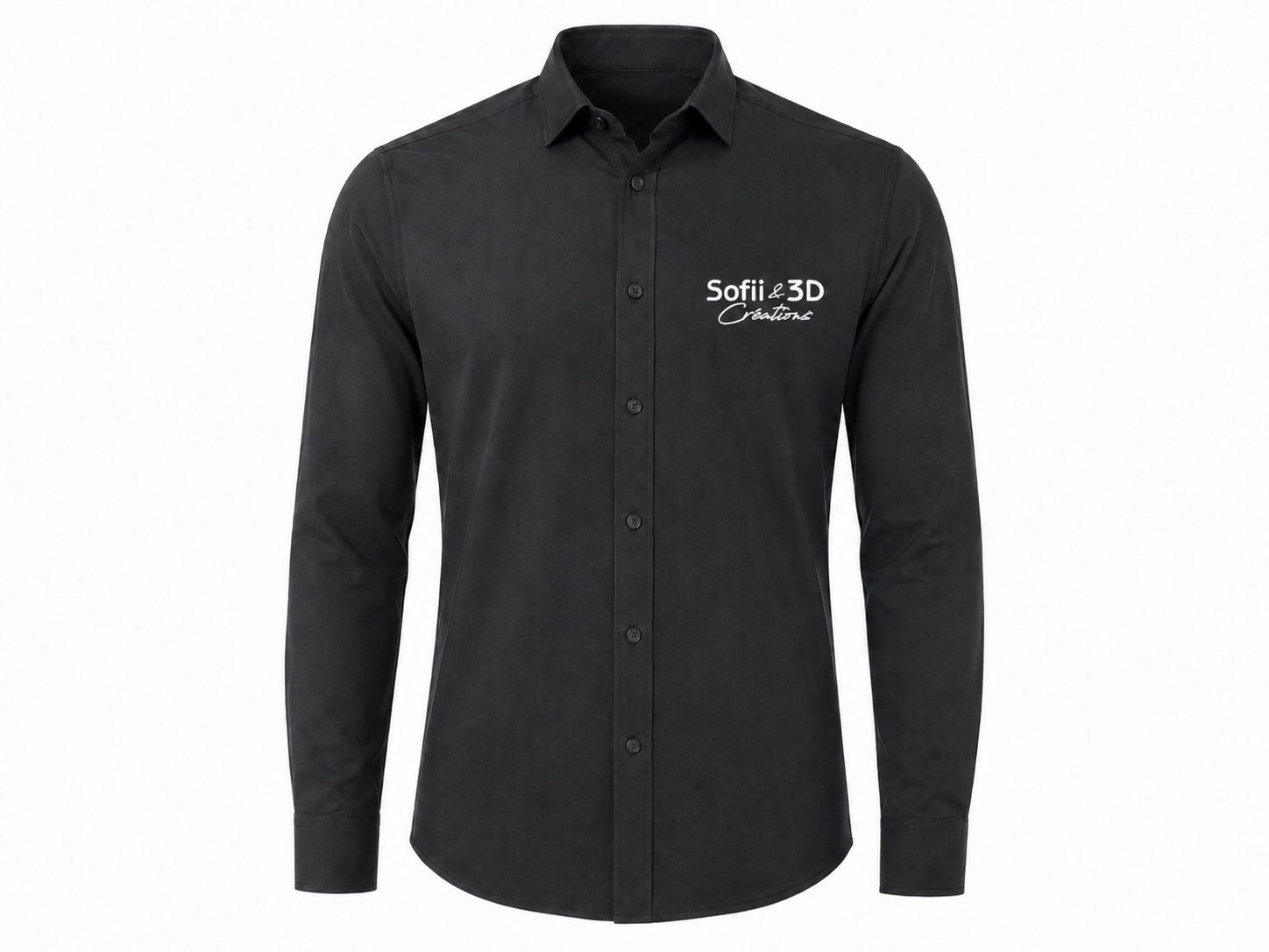 Chemise anthracite personnalisée Sofii & 3D Créations