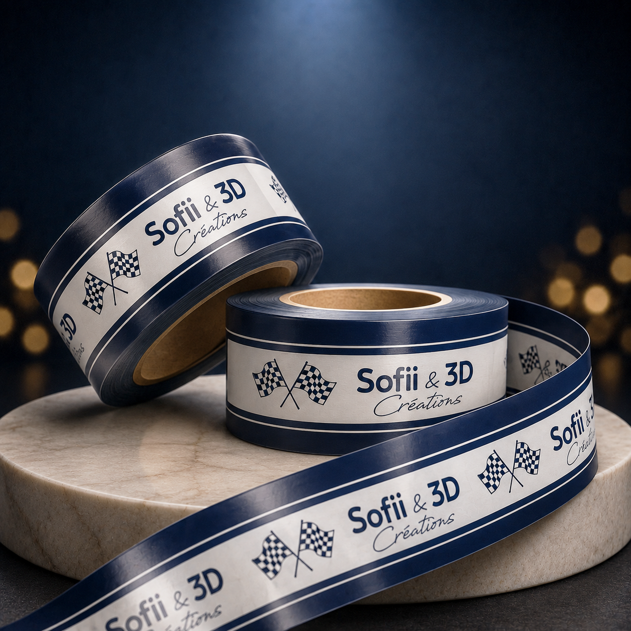 Ruban & présentation — SOFII & 3D Créations