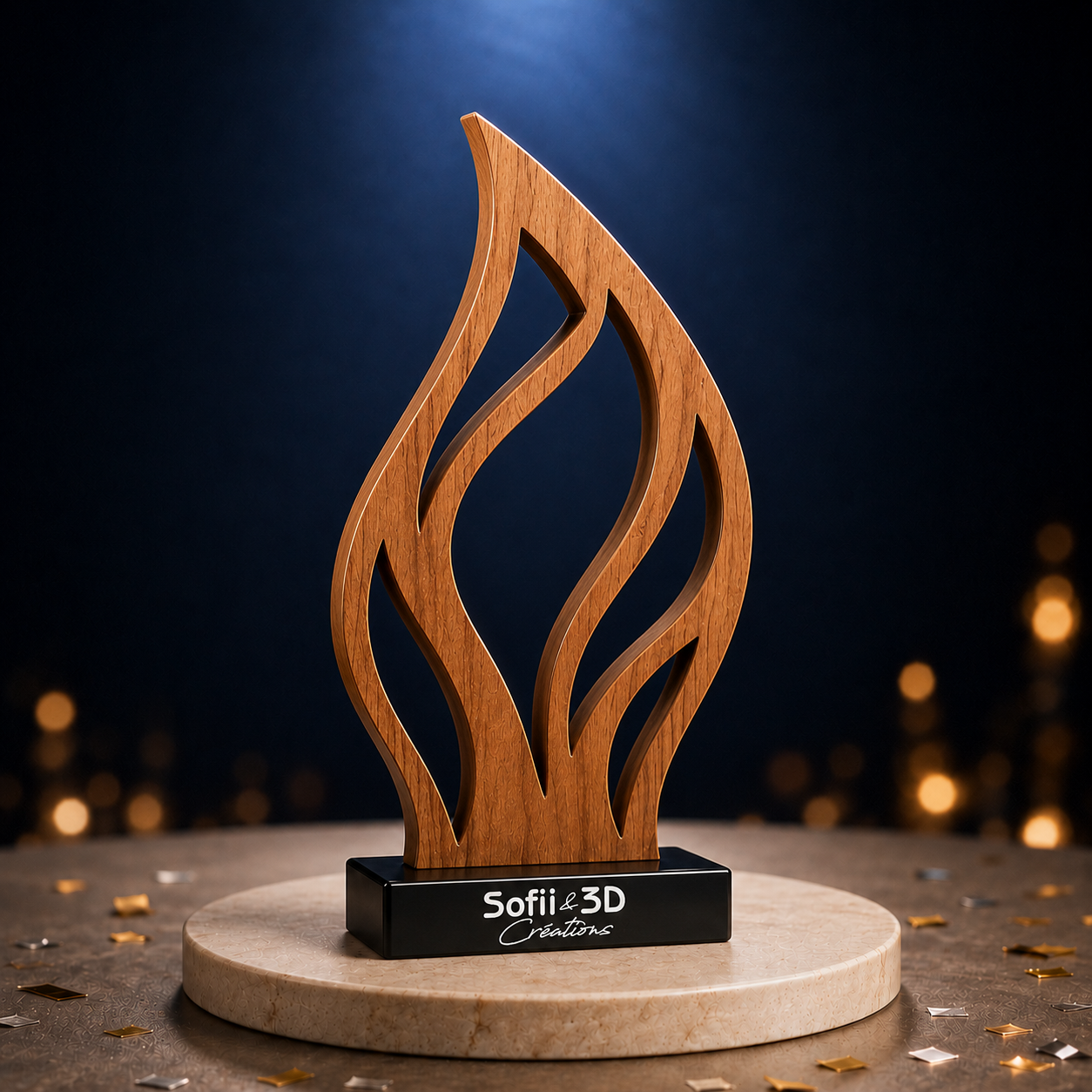 Trophée découpé — SOFII & 3D Créations